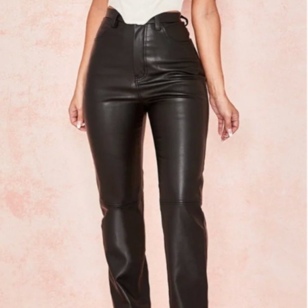 COPY - House of CB Vegan Leather Trousers
